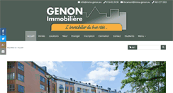 Desktop Screenshot of immo-genon.eu
