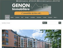 Tablet Screenshot of immo-genon.eu